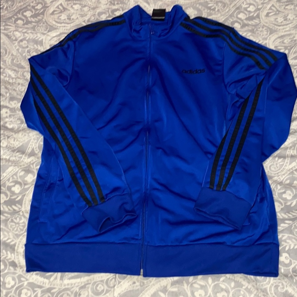 Adidas zip up sweater L